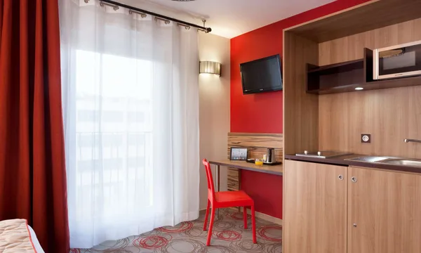Studio avec kitchenette de l'Aparthotel Adagio Lyon Patio Confluence, cours Charlemagne
