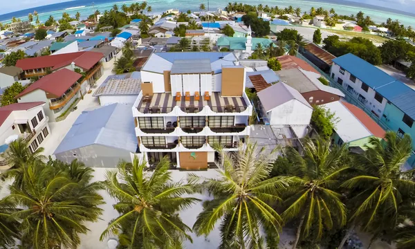 Crystal Sands Maafushi hotel vue lagon balcons