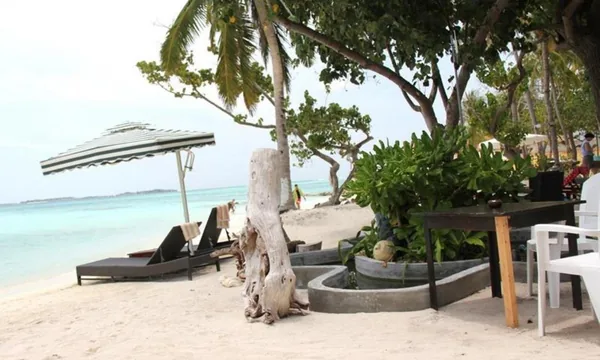 Whiteshell Beach Inn Maafushi chambre vue plage