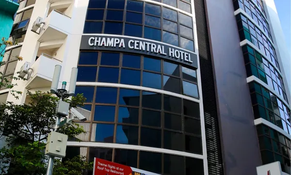 Champa Central Hotel Male restaurant rooftop