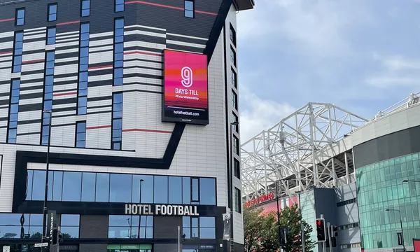 Hotel Football, face au stade d'Old Trafford