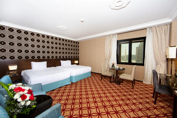 Chambre twin du Dallah Taibah Hotel à Médine