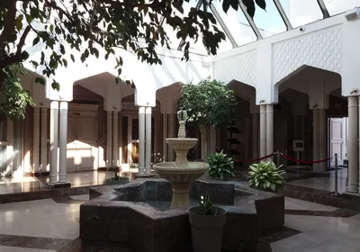 Grande Mosquée de Lyon, atrium intérieur