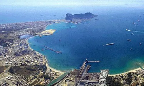 Baie d'Algésiras et rocher de Gibraltar