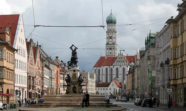 Maximilianstraße et Rathaus, Augsbourg