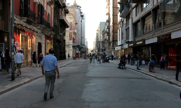 Quartier Murat à Bari, damier du centre moderne