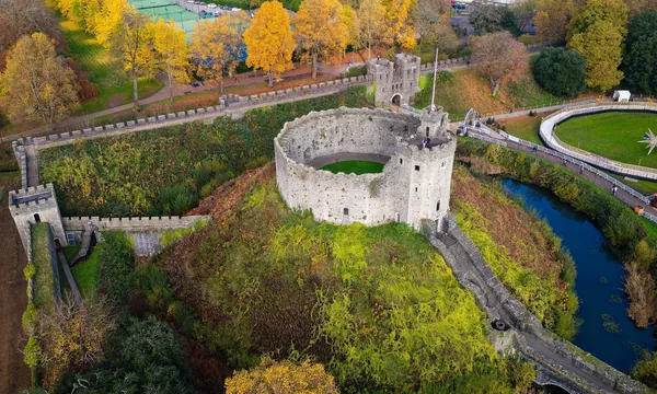 Château de Cardiff et arcades victoriennes