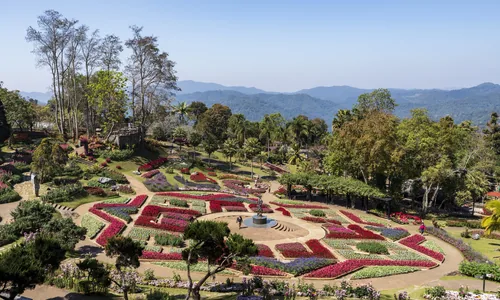 Doi Tung Chiang Rai villages collines tribus Akha jardins Mae Fah Luang