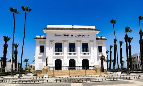 Le centre-ville et le Theatre Afifi, El Jadida