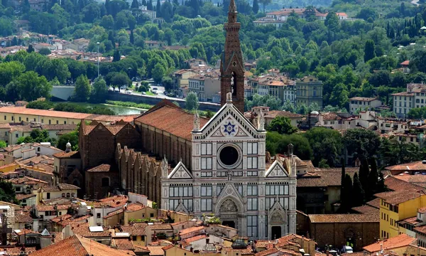 Basilique Santa Croce Florence et sa place
