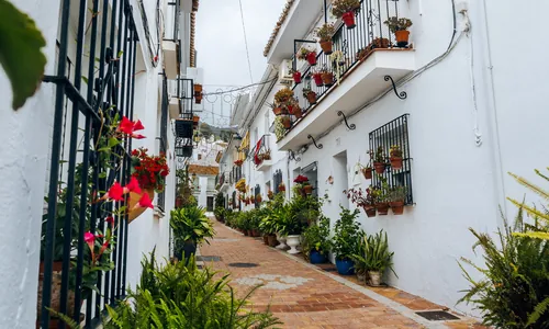 Benalmádena Pueblo, village blanc