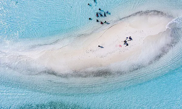 Banc de sable infini Fulhadhoo lagon