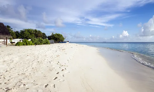 Bikini beach Gulhi plage calme