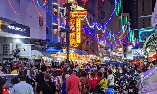 Santisuk Market Hat Yai marché nuit street food halal thaï-malaise