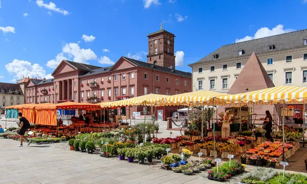 Marktplatz et pyramide, Karlsruhe