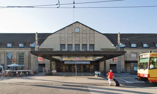Stadtgarten et gare, Karlsruhe