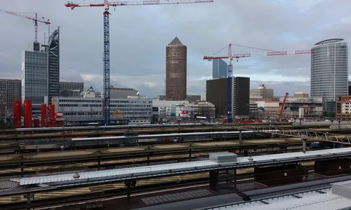 Quartier Part-Dieu à Lyon, gare et quartier d'affaires