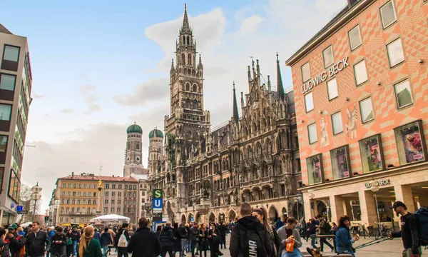Marienplatz et nouvel hôtel de ville, Munich