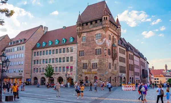 Königstraße et Lorenzkirche, Nuremberg