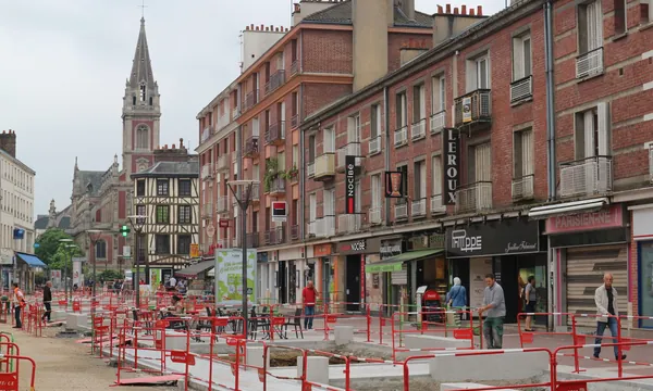 Saint-Sever, rive gauche de Rouen