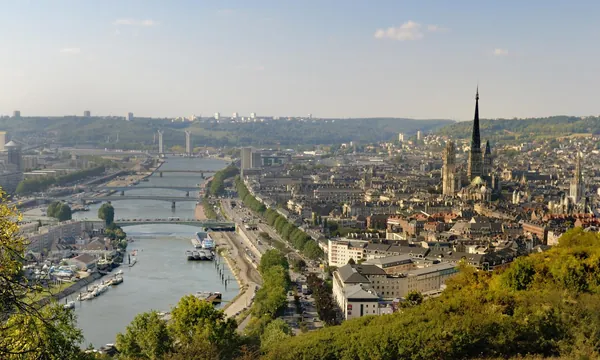 Panorama depuis la côte Sainte-Catherine, Rouen