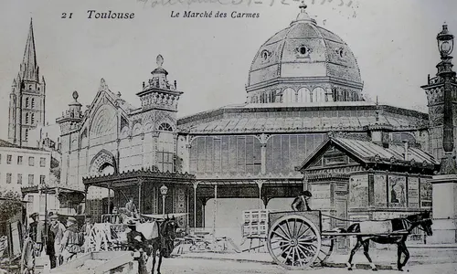Quartier Carmes Toulouse, marché des Carmes boutique