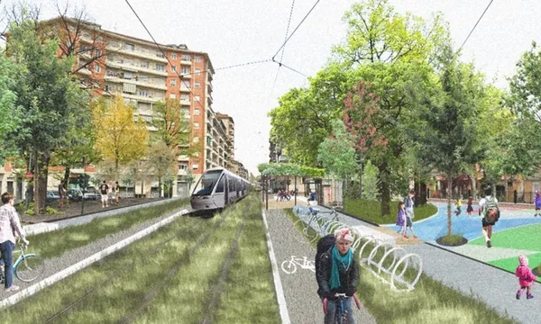 Barriera di Milano à Turin, corso Giulio Cesare