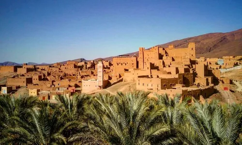 La palmeraie du Drâa et le pied du Jbel Zagora, Zagora