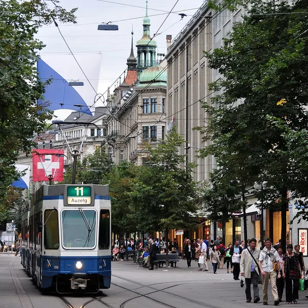 Zurich et la Limmat, Suisse